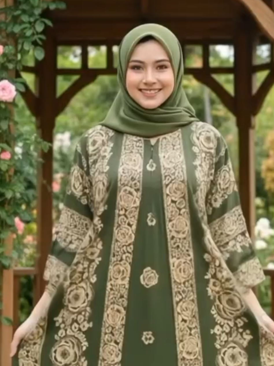 CHIKA JUMBO ELEGAN  #ChikaDress #GamisBatikMewah #OOTDHijab #BusuiFriendly #GamisJumbo 