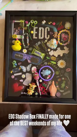 EDC Shadow box for the weekend I got engaged 💍 #forever #engaged 