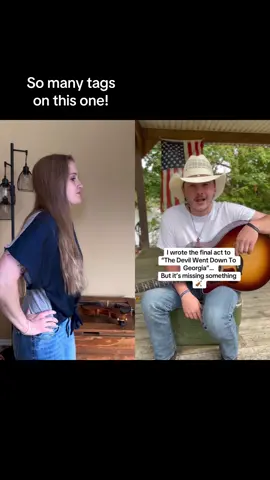 #duet with @Thomas Mac  @Thomas Mac  I WORKED HARD ON THIS! I hope y’all love it this was so fun!! The Johnny Went Down to Hell fiddle part ☺️ #violin #fiddle #devilwentdowntogeorgia 