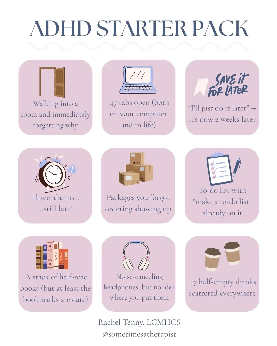 The start pack we didn't know we needed! What else would you add to the list? #adhdstarterpack #womenwithadhd #lifewithADHD