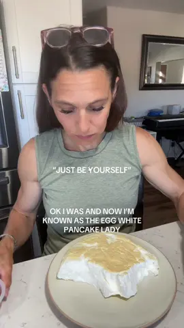 National Pancake Day  egg white pancake sugar free syrup masters bikini competitor improvement season over 40 mom protein pancake lady 