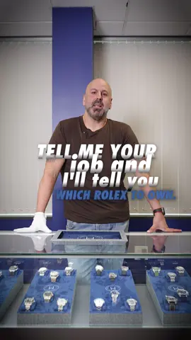 Tell me your job and I’ll tell you which Rolex fits you best. From lawyers to chefs, every profession has a perfect match. Follow me for more watch tips and recommendations. #RolexGuide #WatchForYourCareer #LuxuryWatches #RolexCollector #TimepieceTips #WatchAdvice #RolexLifestyle