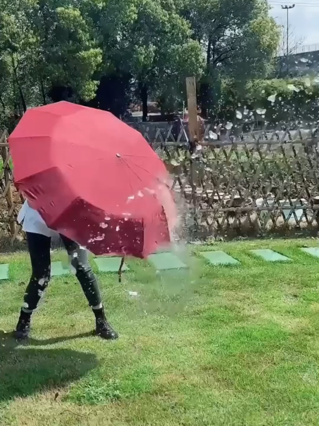 Esse Guarda Chuva não quebraa nunca! ☂ #tiktokshop #guardachuva #tiktokshopbrasil