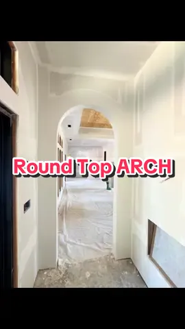 How to “FRAME” a round top arched opening & it’s super easy! #gotitcoach #howto #drywall #framing 