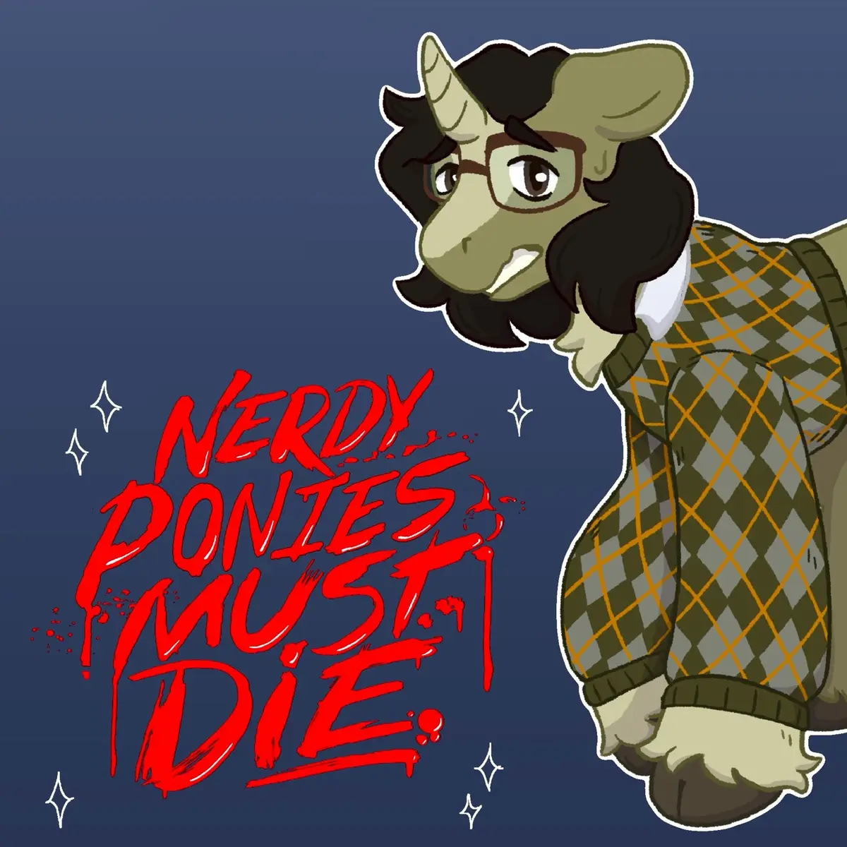 (scroll for alt designs guys) nerdy prudes how i love you… love ya so much i made ya horses :D i had such a good time with these eeee they are so mwah mwah mwah i have like… design explanations on insta but yk ask in the comments if you want cuz i love to explain stuff like i have reasons for almost everything 😛 anyways enjoy 😡😡😡 #nerdyprudesmustdie #mylittlepony #digitalart #npmd #mlp #peterspankoffski #stephlauter #richielipschitz #ruthfleming #gracechasity #maxjagerman #hatchetfield #procreate #fanart #fypシ 