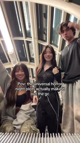 POV the universal horror night plots actually make it out the gc