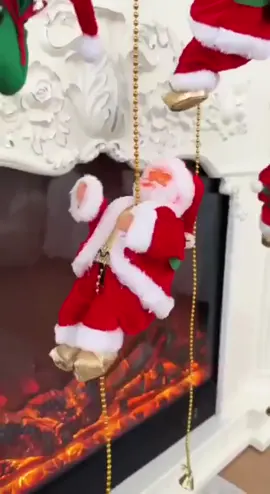 Boneco Papai Noel Sobe E Descer Musical Canta Movimento ID para compra na Shopee:  BJJ-ALS-ZVU Ou digita QUERO que te mando o link. #decoração  #decoracaodenatal #natal #papainoel  #melhorpreço  