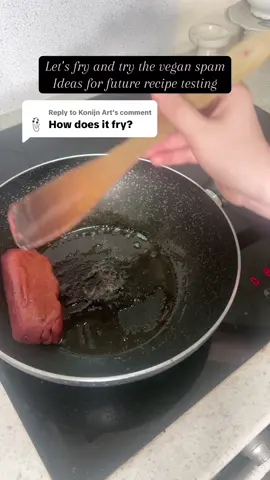 Replying to @Konijn Art this spam is best served cold like bologna. For it to fry just like spam, the recipe will need to be adjusted 