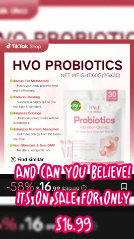 Can you believe its 50% off! Get Yours Now! #hvoprobioticspowder 