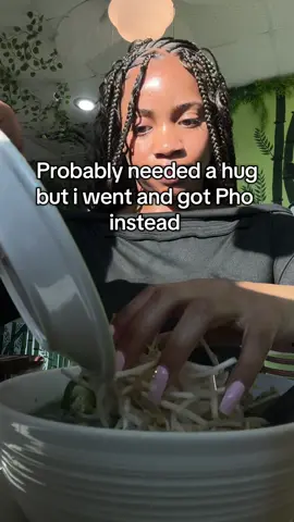 I deserve it at least #pho #sad #bigback #fulanibraids #guthealth 