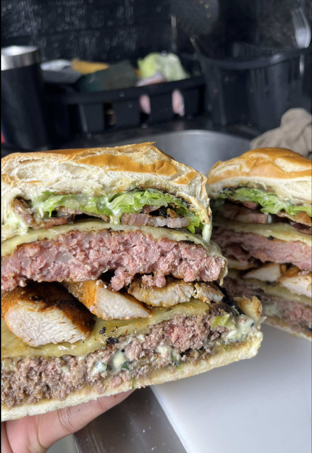 melhor lanche do mundo 😂 #comida #receita #lanche #hamburguer #fypシ゚ 