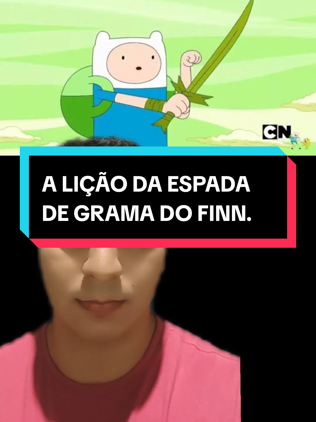 A lição da espada de grama. #ahoradaaventura #animação #fyp 