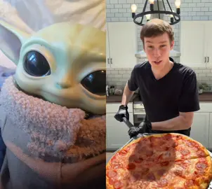#duet with @MrBeast Biggest Mr Beast Pizza Iv seen #babyyoda #thechild #grogu #foryoupage 
