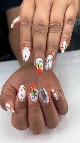 Fall nails 🍂🍁 #nails #fallnails #nailart #uñas #uñasotoñales🍂🍁🍂 