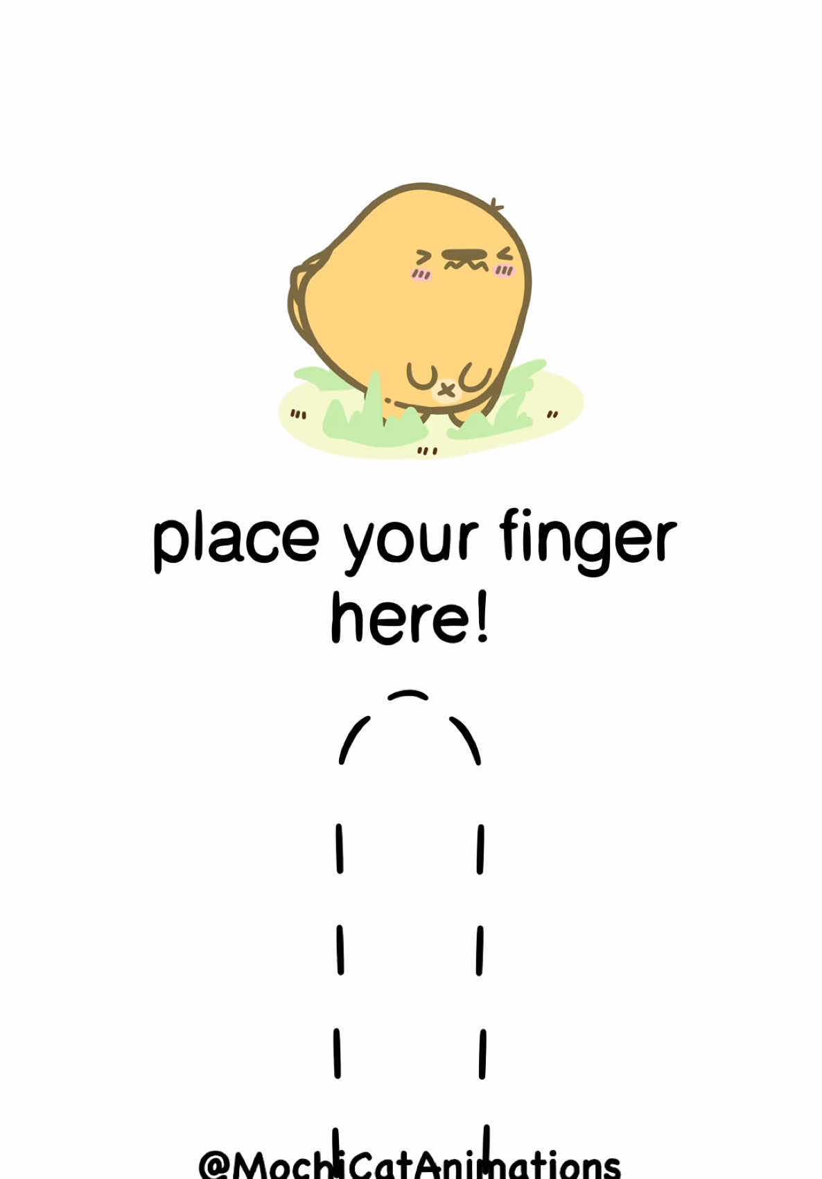 you got something on your finger 😟#cat #cute #kawaii #animation 