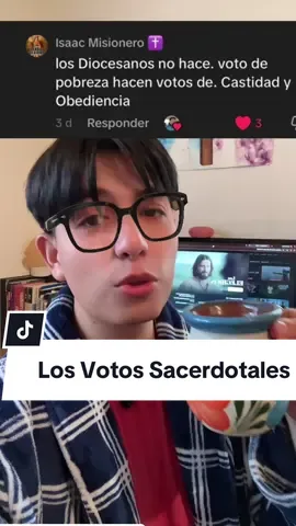Respuesta a @Isaac Misionero ✝️ unque no tiene voto de pobreza, la Iglesia pide que los sacerdotes diocesanos viva con sobriedad, sin lujos ni excesos. El Código de Derecho Canónico (C. 282) dice: “Los clérigos han de llevar una vida sencilla y alejada de toda apariencia de vanidad.” #datos #iglesia #sacerdote #diocesanos #iglesiacatolica 