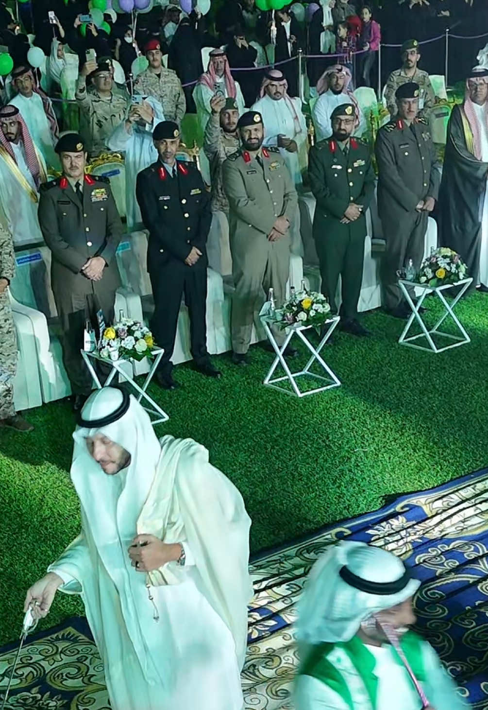 #SaudiNationalDay_95  تحت رعاية صاحب السمو الملكي الأمير سعود بن نهار بن سعود بن عبدالعزيز يحتفل مع أهالي الطائف باليوم الوطني السعودي 95 #تيك_توك 