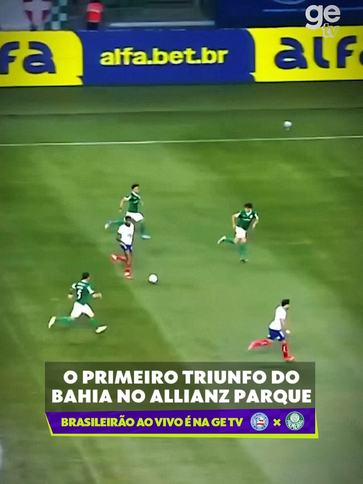A FORÇA DO ESQUADRÃO! No primeiro turno, Kayky fez o gol do triunfo do Bahia contra o Palmeiras por 1 a 0! Foi a primeira vez que o Tricolor de Aço conseguiu sair vitorioso do Allianz Parque. Será que o time de Rogério Ceni consegue fechar o Brasileirão com seis pontos contra Abel Ferreira? ▶️ Assista a Bahia x Palmeiras, pelo Brasileirão, a partir das 14h30 (de Brasília), AO VIVO, DE GRAÇA E COM IMAGENS NA GE TV! #BrasileirãoNaGETV #Bahia #Palmeiras #Brasileirão #getv #futebol