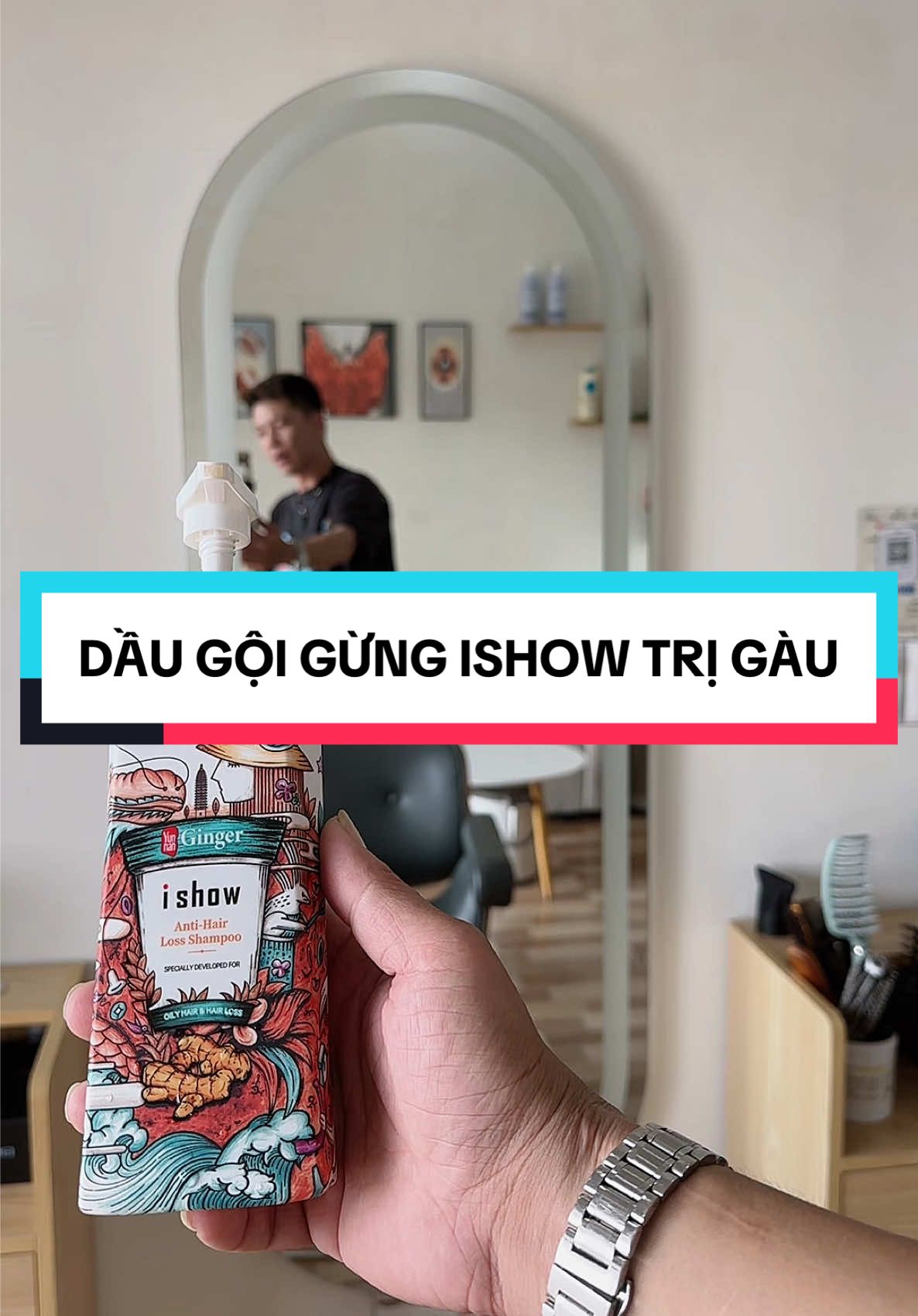 🧴 Dầu gội Ishow – chiết xuất gừng tự nhiên, làm sạch da đầu, ngăn gàu, giảm gãy rụng, nuôi dưỡng tóc chắc khỏe từ chân đến ngọn. Hương thơm dịu nhẹ, thoải mái cả ngày #DauGoiIshow #ChamSocToc #SachGau #TocKhoeDep #ishow 