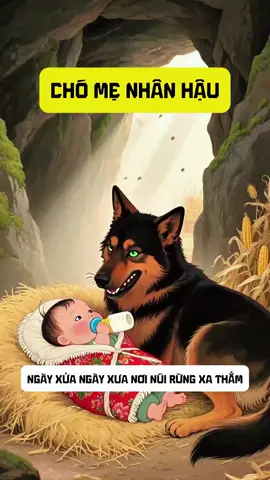 Chuyện dân gian : Chó Mẹ Nhân Hậu #kechuyen #xuhuong #truyenngan #truyencotich #truyendangian 