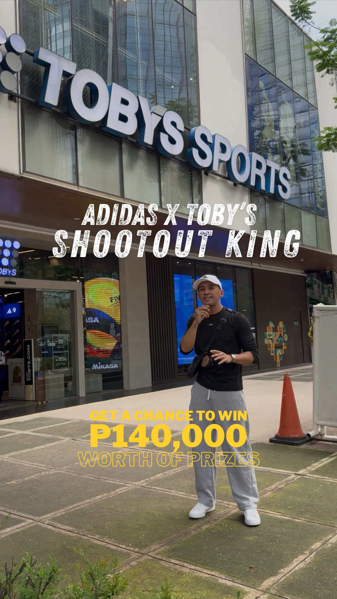 Challenging all shooters! Sali na sa ADIDAS x Toby's Sports Shootout King 4! P140,000 worth of cash & gcs ang premyo! Mechanics: https://www.tobys.com/blogs/news/toby-s-x-adidas-shootout-king-season-4 #WeGotThis #GameNa #adidas #ShootoutKing