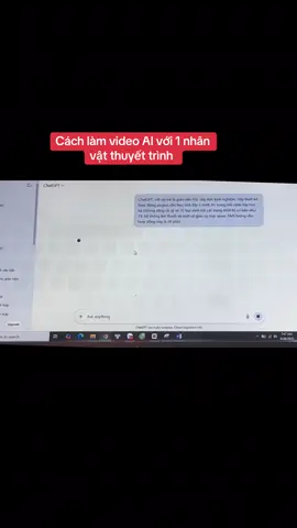 Cách làm video AI với một nhân vật thuyết trình  #côhuyentienganh #trending #dammecongnghe #xuhuongtiktok #lamvideoAI 