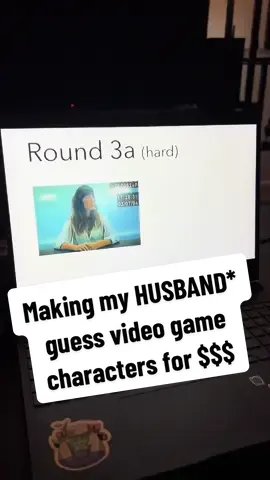 Making my HUSBAND* guess video game characters for money, but they get progressively harder. #guess #character #game #fact #wife