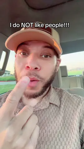 I don’t like people!!! 