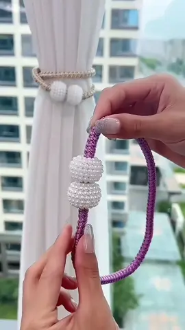 Creative magnetic pearl curtain buckle