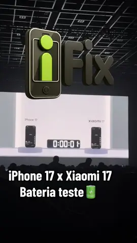 iPhone 17 x Xiaomi 17 bateria test 🔋  Somos especialistas em reparo de placa de celulares ANDROID e APPLE! Temos mais de 20 certificações em reparo avançado, 7 anos de experiência! Uma bancada com esquipamentos de última geração para os reparos mais avançados! Oferecemos GARANTIA de todos reparos feitos! Recebemos dispositivos de qualquer região. Peça seu orçamento sem compromisso! WhatsApp (42) 99825-9688 Um dia vão dizer que foi sorte. #microsoldering #microsoldadura #microsoldagem #prudentopolis #consertocelular #consertoiphone #cellphonerepair #prudentópolis #applerepair #phonerepair #repairiphone #apple #iphone15 #manutenção #manutenção decelulares #conserto #consertodecelular #reparoemplaca #microsoldadura #rodrigomicrosoldagem #assistenciatecnica #iphone17 #apple #iphone17air  #android #iphone17promax 