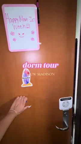 she cute or whateva 😛 #dorm #uwmadison #college #dormlife #dormtour 