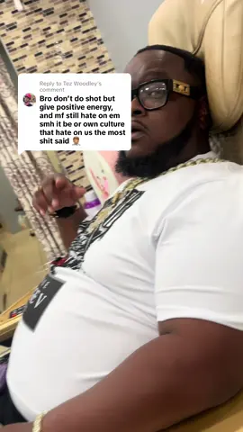 Replying to @Tez Woodley be positive bro always.♥️