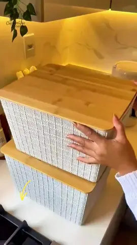 Kit 3 caixas organizadora #kit #caixa #organizacao #casa #tik 