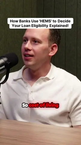 Ever wondered how banks decide how much you can actually borrow? It’s not just about income, its about spending too. Banks use something called HEMS to benchmark affordability. So even if you’re budgeting well, your actual spending is measured against HEMS to see what you really qualify for. Want the full breakdown? Check out the full podcast on Spotify! #mortgagebroker #financetips #refinance #firsthomebuyer 