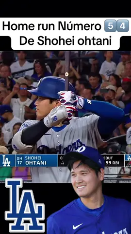 Home run número 54 de shohei ohtani #homerun #shoheiohtani #mlbb #grandesligas #dodgers 