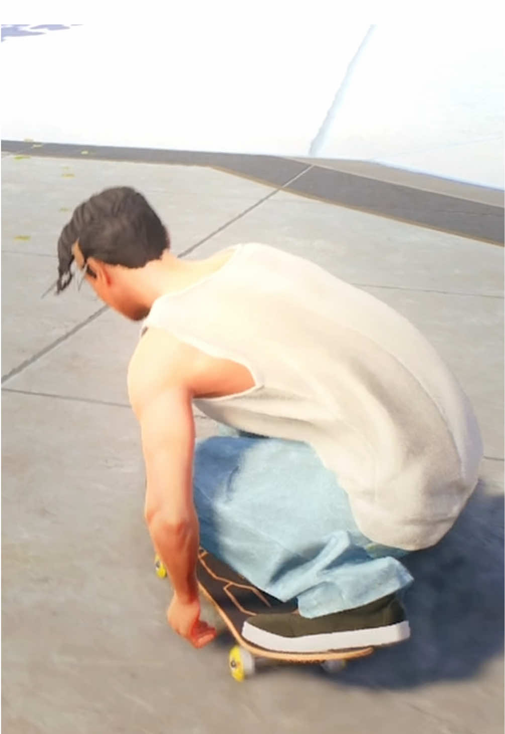 Average SKATE sesh😩‼️ #fyp #skate #gaming #memes #Skateboarding 