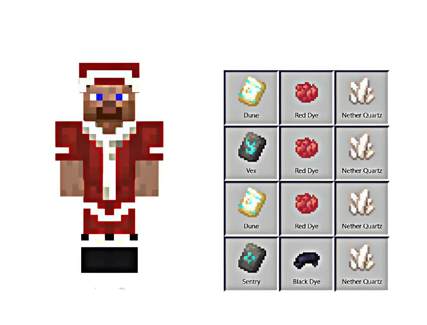 Santa Claus Armore Trimes #Minecraft 