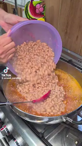 @erandi_carolina muy rica tu receta 😋💗 frijoles puercos 🤤🤤