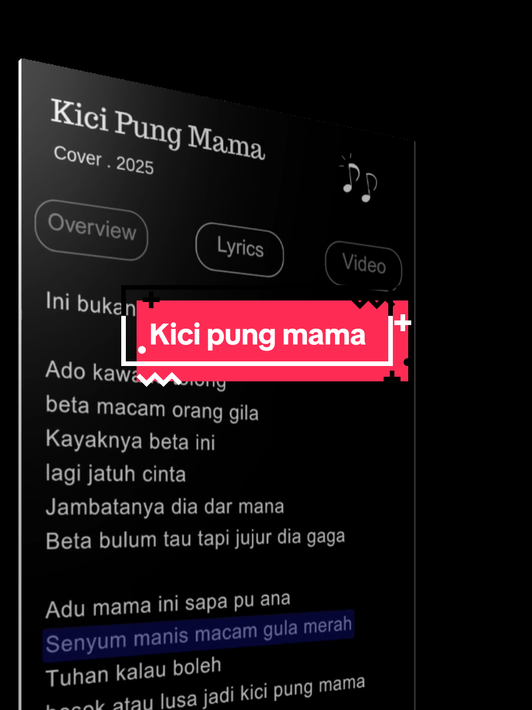 Kici oung mama (Lahu timur)🎶🎼 #liriklagu #musik #lagutimur #fyp #foryoupage 