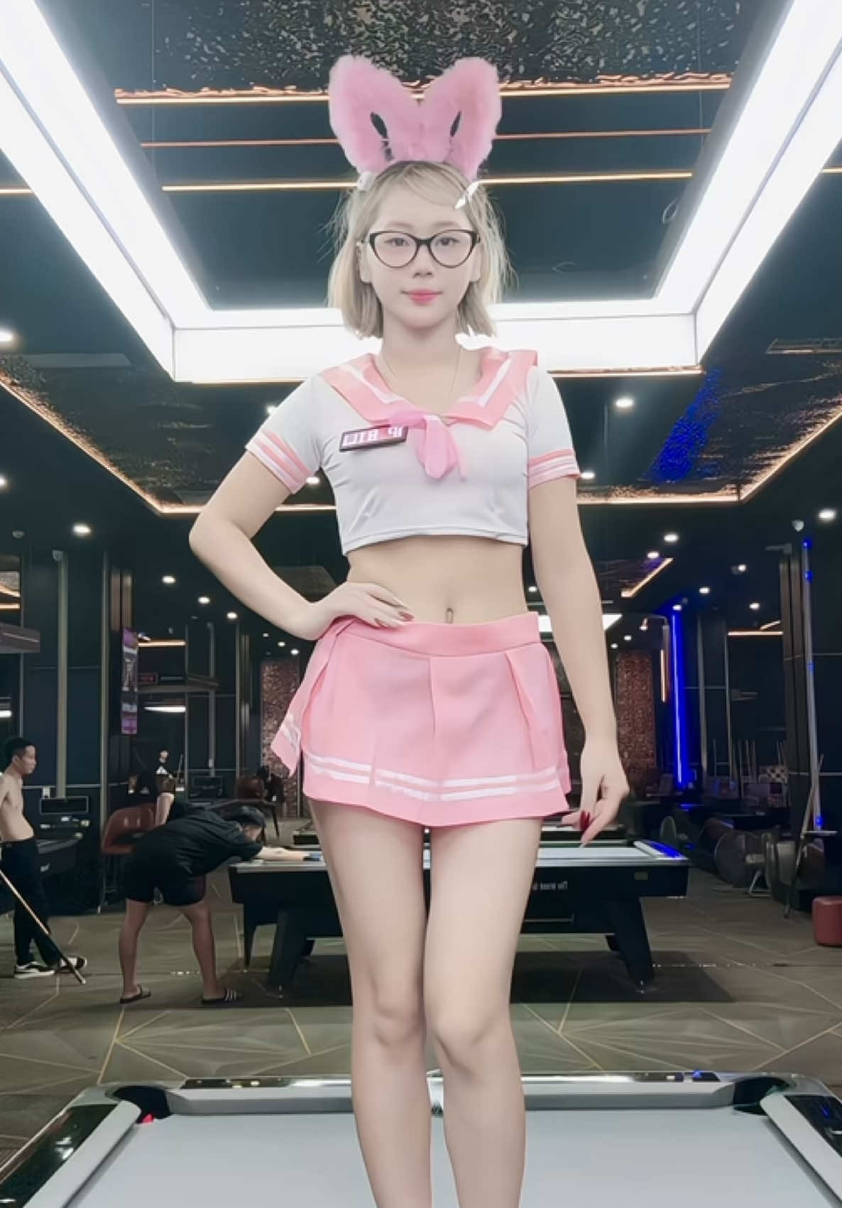 - Em thỏ chào buổi sáng cả nhà 😝😝  - Top billiards : Tầng 1 nhà khách việt bắc #topthainguyen #topbilliards #gaixinhtiktok #gainhay 