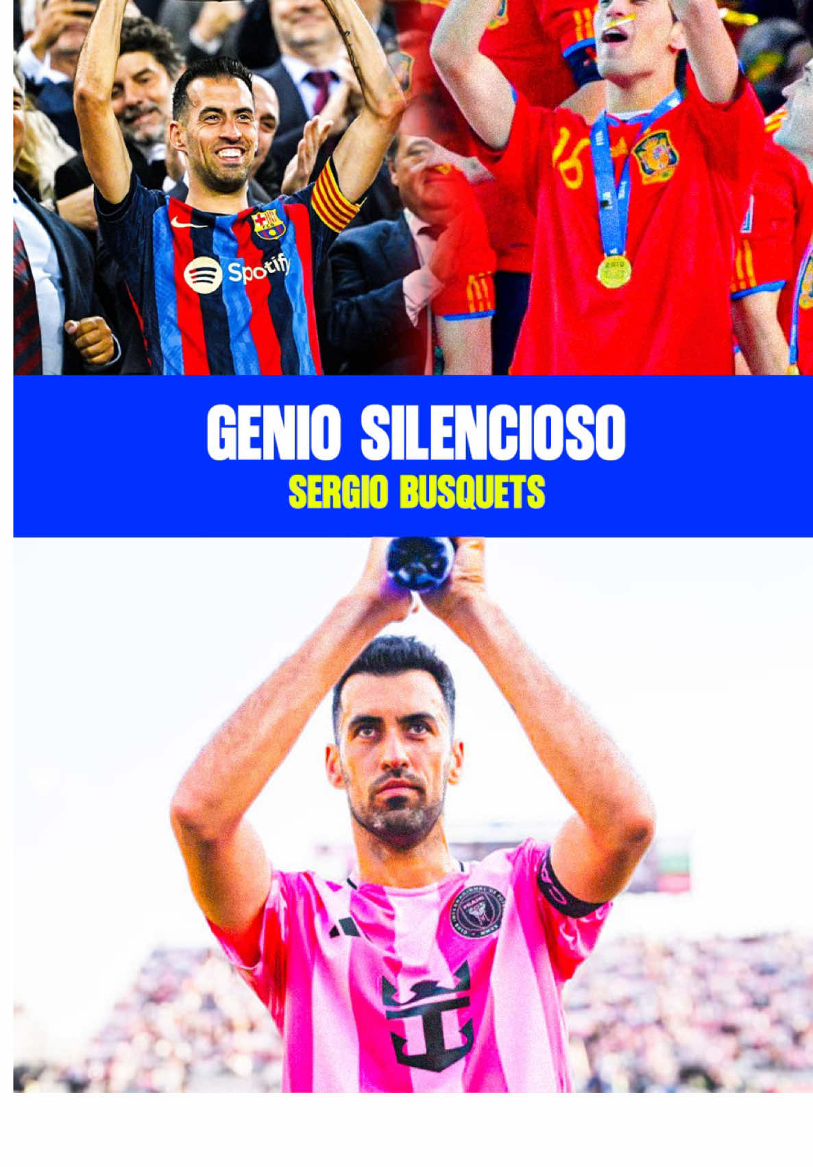 𝗦𝗲𝗿𝗴𝗶𝗼 𝗕𝘂𝘀𝗾𝘂𝗲𝘁𝘀, gracias por tanto fútbol. 💙❤️  #LaFecha #busquets #barcelona #intermiami @InterMiamiCF @fcbarcelona 