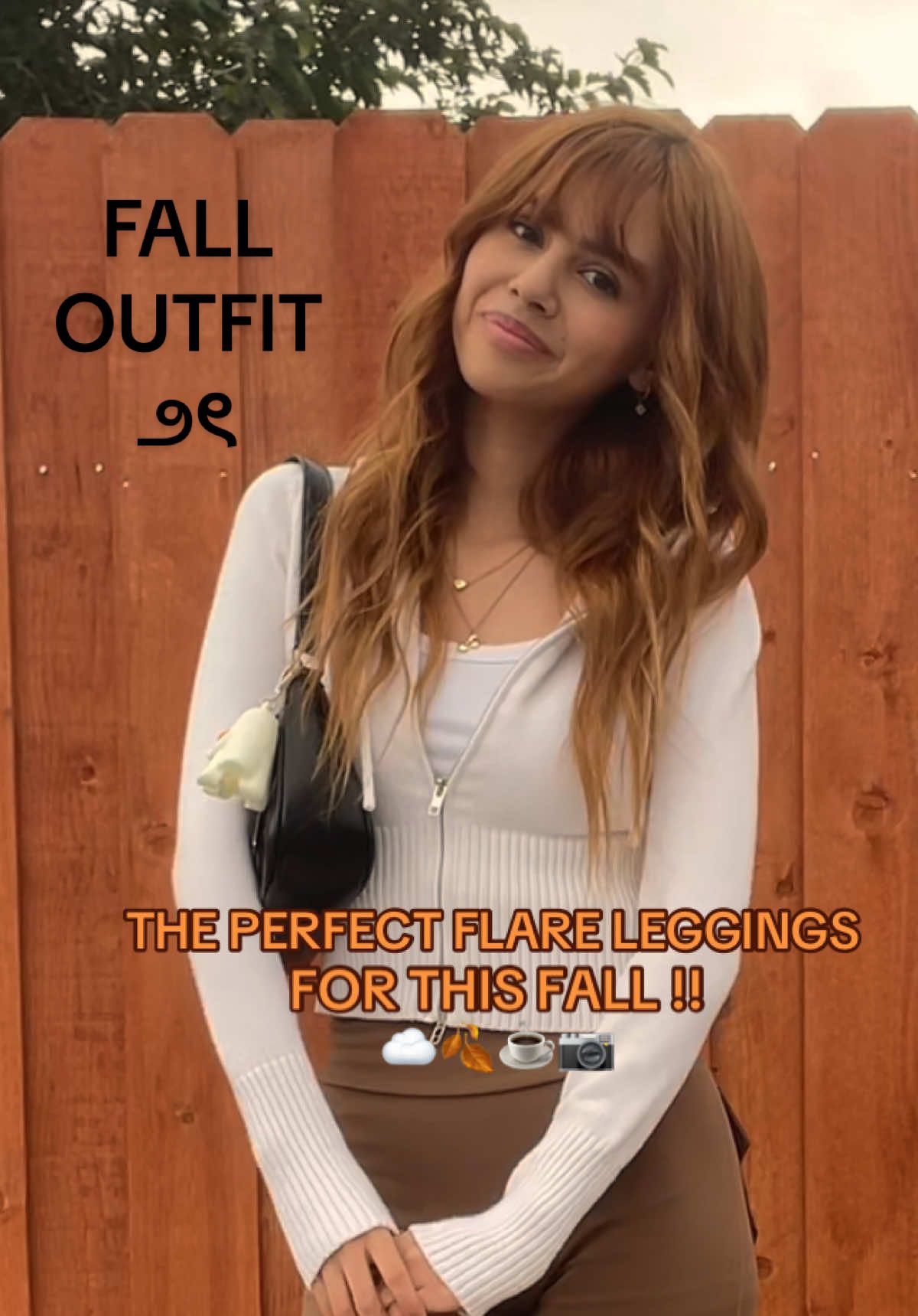 brown leggings are a must for fall!🎃 #flareleggings #falloutfits #fallfashion #fyp #spookyseason 