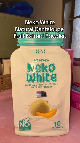 Glow up naturally with the power of cantaloupe 🍈✨ #nekowhite #nekobykatmelendez #cantaloupe #fruitextract #neko 