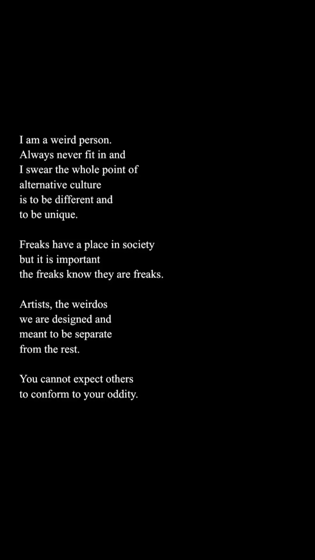 I am the Antichrist to you. 