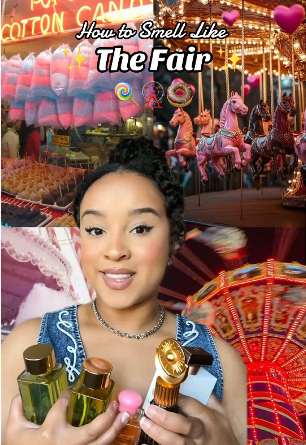 how to smell like sweet treats at the fair 🎡🎪🍭 it’s that time of the year! what’s your fav fair treat?  @LATTAFA USA @Amyris Essenze @cerchinellacqua @Truly Beauty @cirquedusoleil  #gourmandperfume #fallperfume #howtosmellgood #perfumetiktok #fragrancereview 