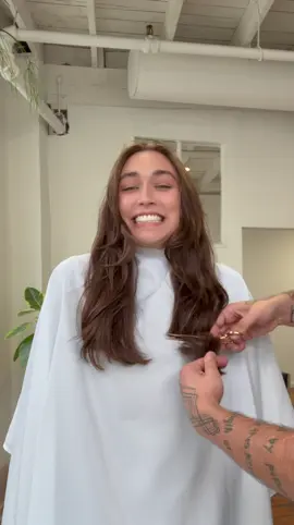 Razor cut on Bailey! #fancyhairdresser 