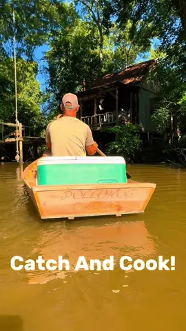 Catch And Cook! #pollywogcabin #pollywogcabinseasoning #cajun #louisiana #bowfin 