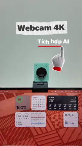 Nhỏ mà có võ, em webcam 4K này đỉnh thực sự luôn #obsbot #obsbotvn #webcam #MeetSE #Meet2 