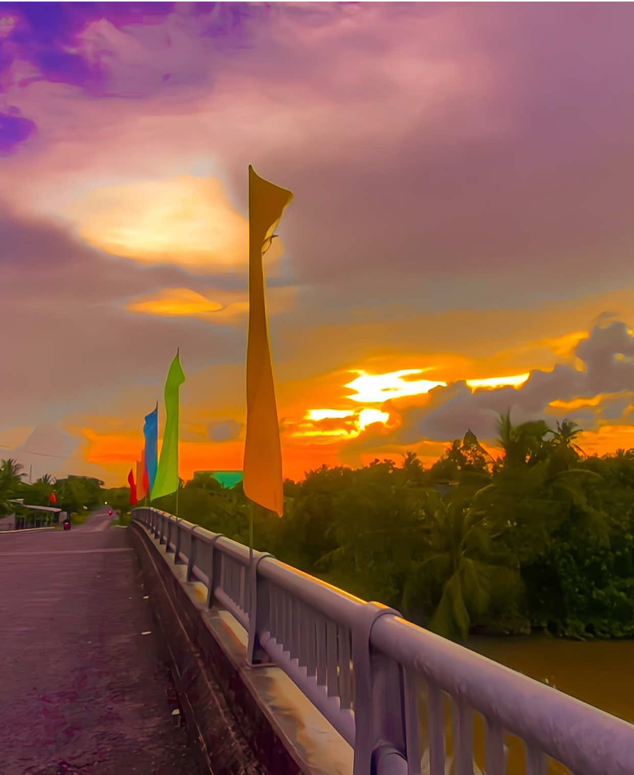 Dòng sông bến nước con đò … #chillvinhlong #chillmientay #mientayquetoi #phongcanhhuutinh #binhyenquenha🏡 