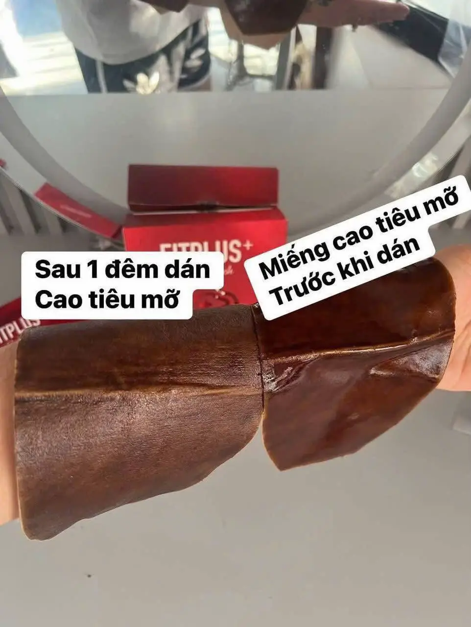 Sáng ra lột miếng cao là thấy ê hề liền cao đặc dày sao 1 đêm hút sạch này gỡ sớm đó để 2 tiếng nữa như bánh tráng nướng 😂 #xuhuong #giambung #caodanbunglinhchi 